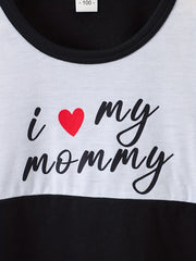 Boys Letter Print T Shirt and Shorts Set for Summer