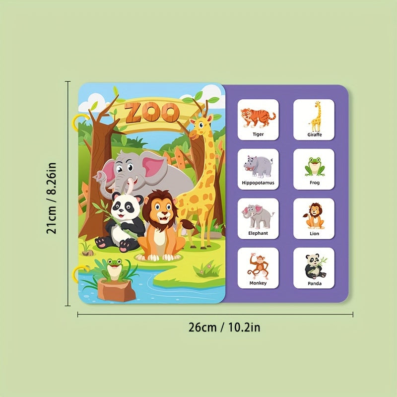 Quiet Book Pre School Learning Activity Sensory Toys Educational Toys