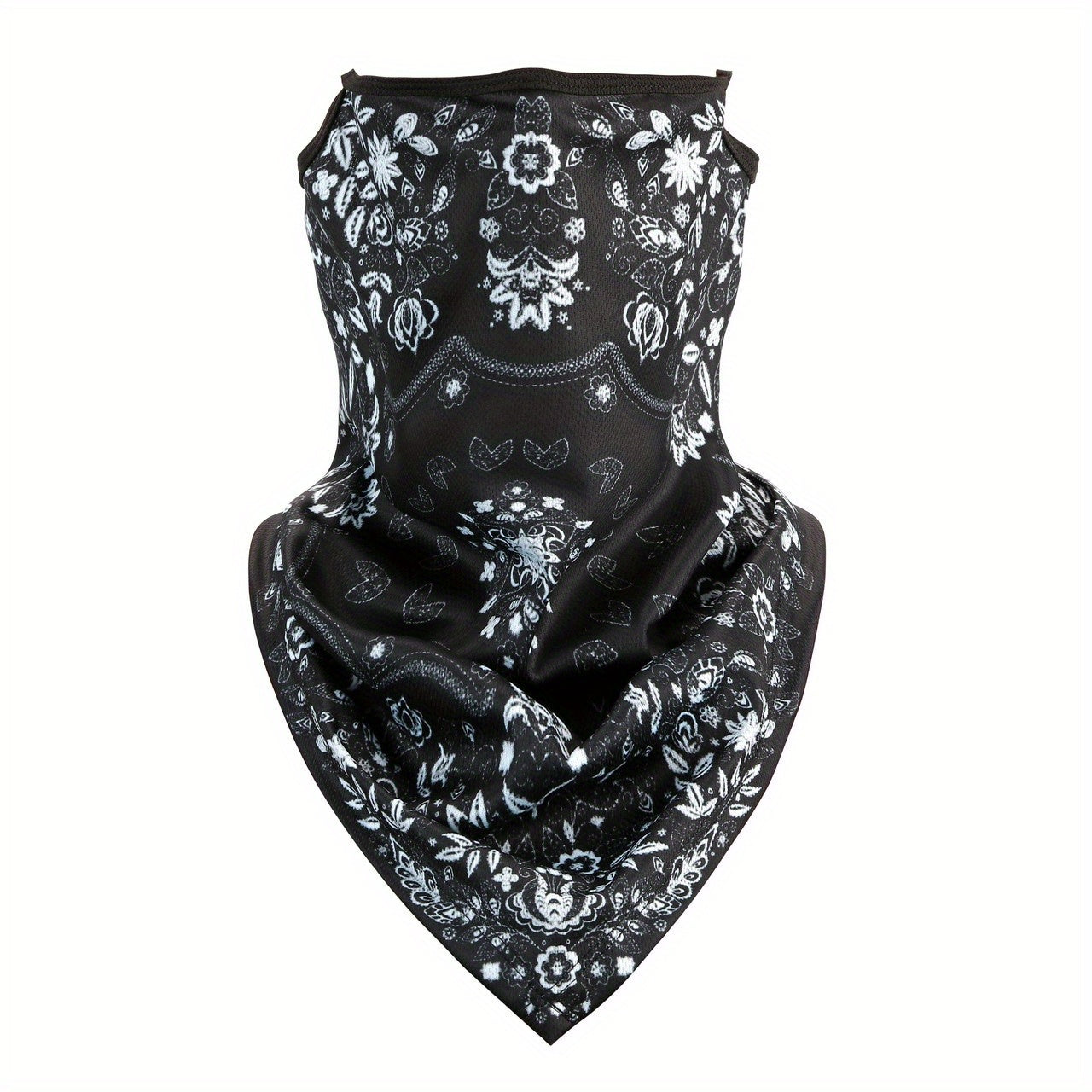 Summer Scarf Mask Bandana Ear Loops Ice Neck Gaiter Balaclava Dust UV