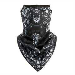 Summer Scarf Mask Bandana Ear Loops Ice Neck Gaiter Balaclava Dust UV
