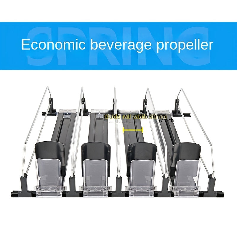 Refrigerator Beverage Organizer Stackable Can Dispenser Holds 12 Cans
