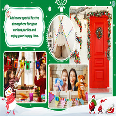 Colorful Pom Pom Garland 6.5 Feet Long Felt Ball Garlands