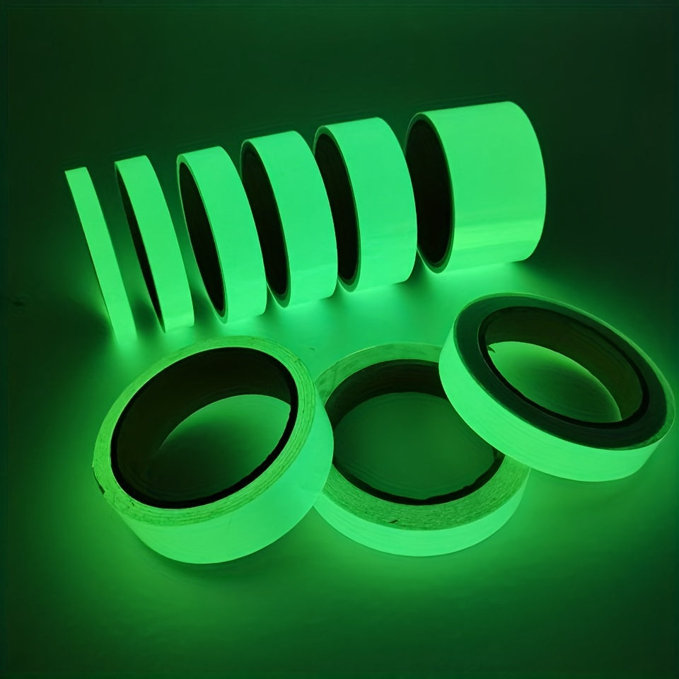 3pcs Luminous Tape Self-adhesive With Glow Effect