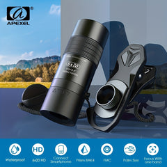 6X20 Monocular BAK4 Prism Telescope Lenses
