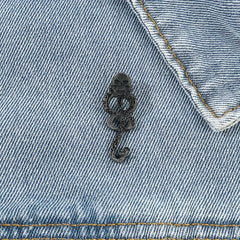 Wizard Lapel Pin Vintage Gothic Accessory for Clothes and Bags