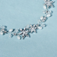 Pearl Crystal Headband Wedding Accessories