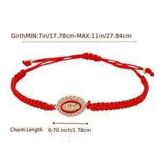24pcs Mixed Braided Rope Beads Bracelet Jewelry for Men Women
