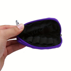 10-Bottle Essential Oil Carrying Case - Portable Keychain Pouch Kit