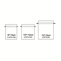 5pcs Velvet Jewelry Storage Bag Small Gift Wrapping Pocket