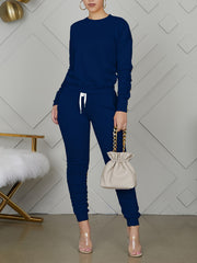 Casual Two Piece Set Long Sleeve Pantsuit