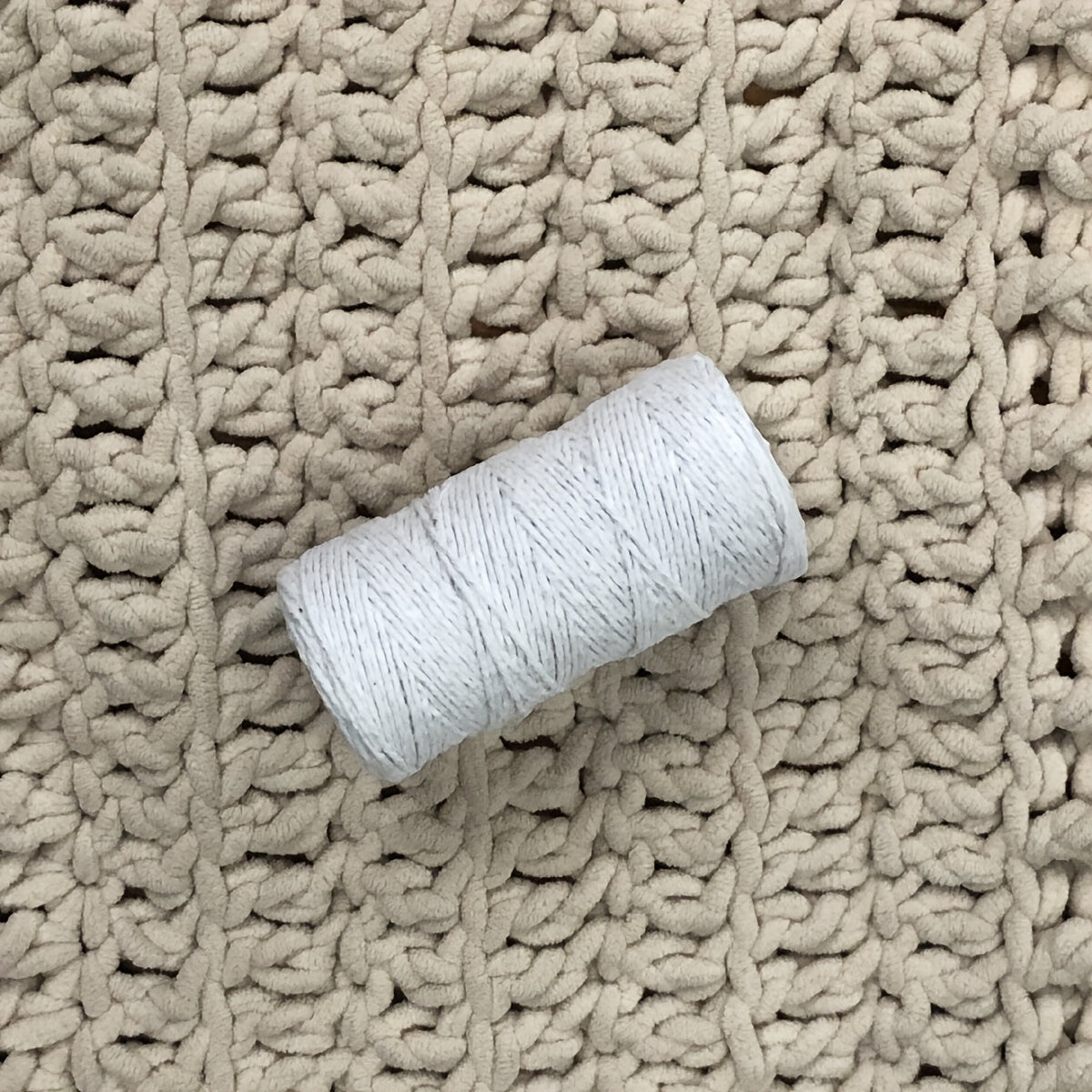 3 Strand Cotton Thread Soft Rope For Wall Hangings Plant Hangers Crafts 91m