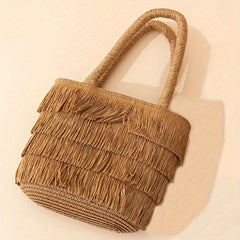Kids Summer Straw Hat Mustache Fisherman Hat with Rough Edge