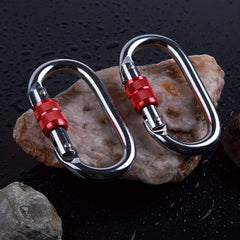 Heavy Duty Mountaineering Buckle for Secure Yoga Hammock Hanging
