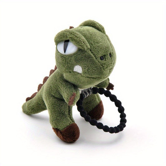 Plush Dinosaur Hair Ties for Girls
