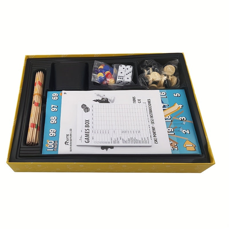 Wooden Stick Chess Set - Multiple Gameplay - Food Packaging