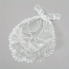 Floral Embroidery Lace Scarf Bandana Thin Head Wrap Neckerchief