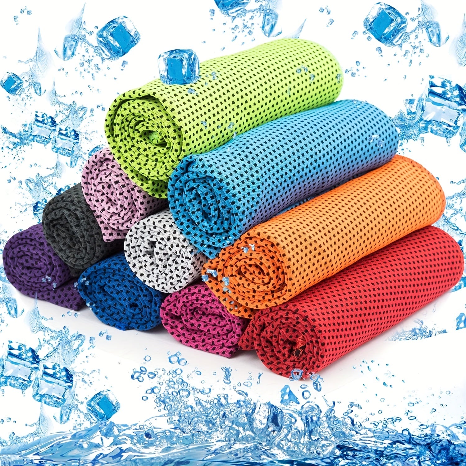 Microfiber Cooling Towel for Workout Yoga Golf Gym Camping Sport