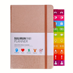 SULIRUN1981 Planner Weekly & Monthly Planner A5 Size 14 48 21 08 Cm