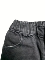 Boys Vintage Denim Jeans Elastic Waist Autumn Spring