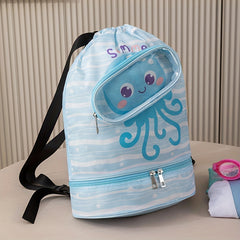 Dry Wet Separation Fitness Bag Travel Backpack Swimming Gear Storage