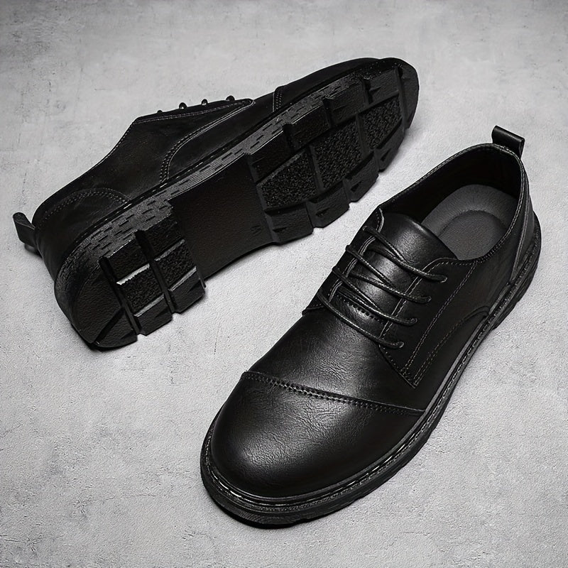 Men's Derby Shoes Lace up Front Dress Shoes For Men Business Formal Wedding