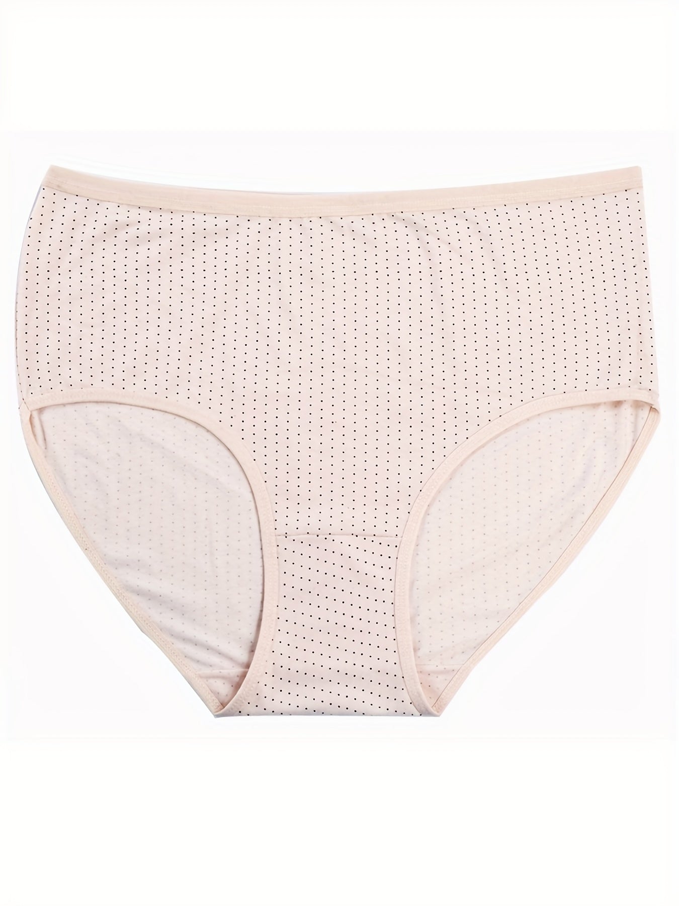 3 Pack Plus Size Basic Underwear Set Women's Plus Solid Panty