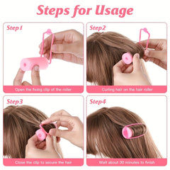 18pcs Large Soft Foam Hair Rollers for Hair Styling, 4.0cm Size