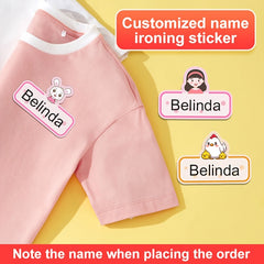 Custom Name Labels for Clothing - Washable & Durable - Set of 48pcs