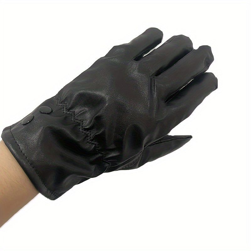 Winter Warm Keeping Gloves Motorcycle Riding Skiing Leather Gloves