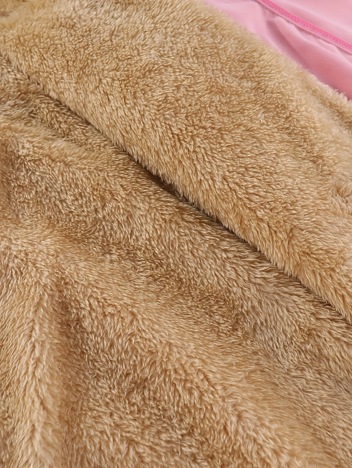 Toddler Girls Warm Fleece Lined Zip Jacket Coat With Pocket
