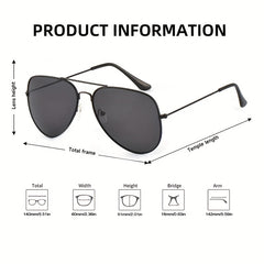 Retro Polarized Sunglasses UV Protection Aviator Glasses
