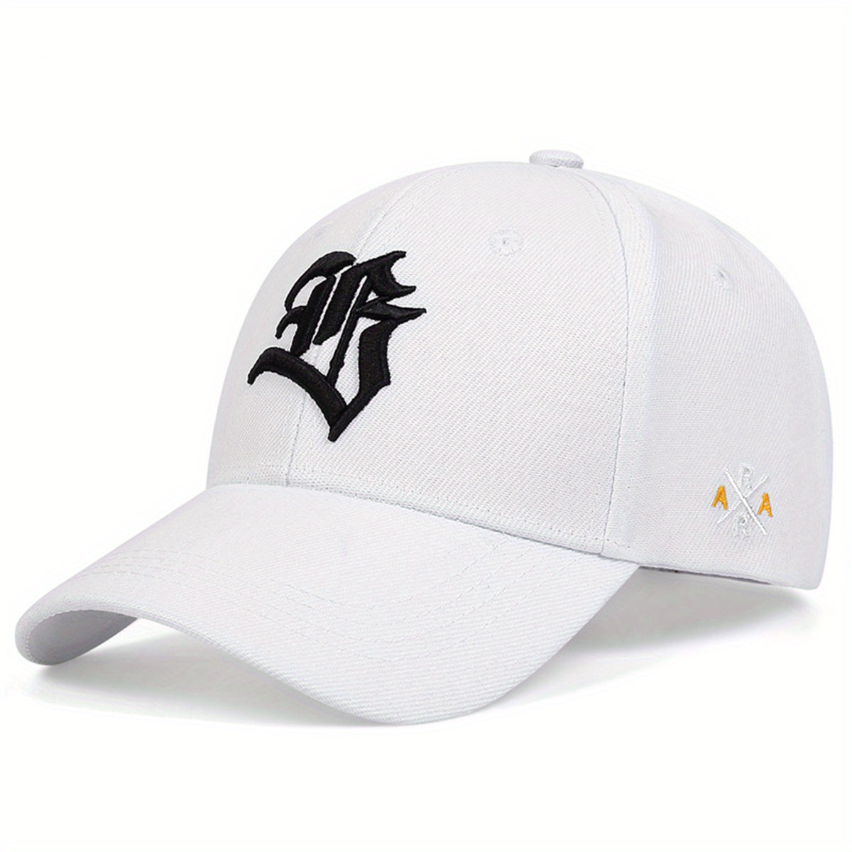 Goth B Embroidery Baseball Cap Casual Sports Hat Unisex Dad Hats
