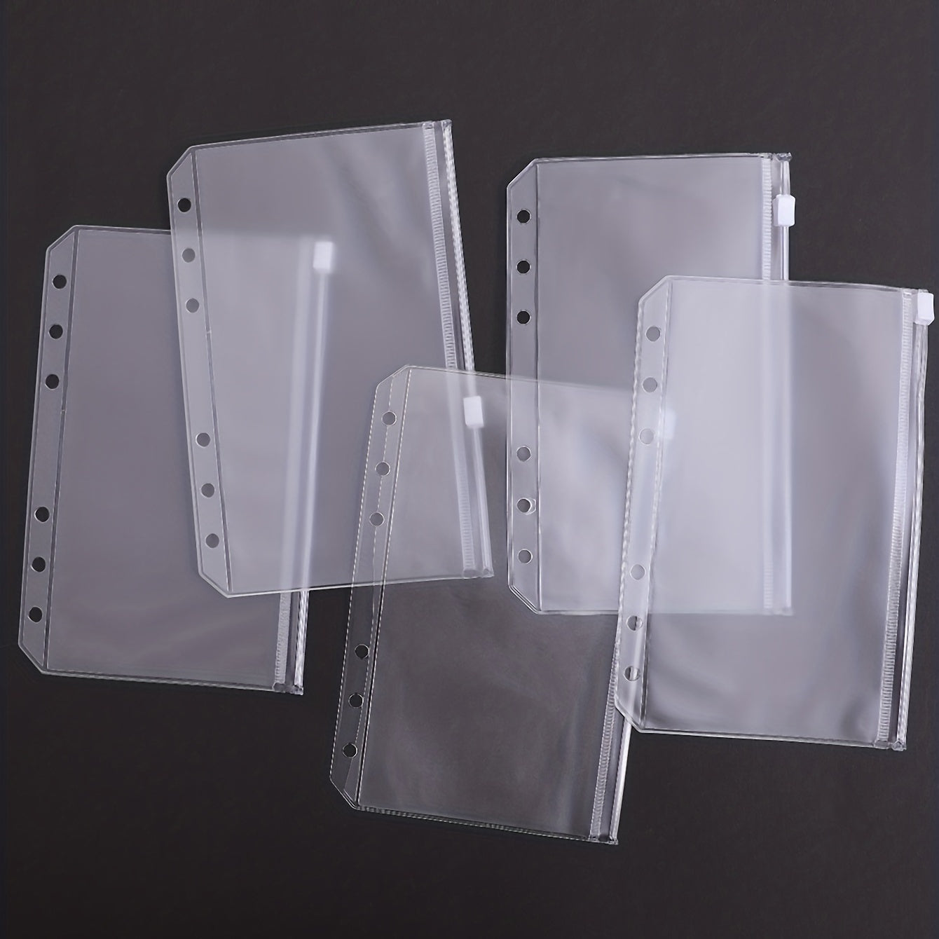 A6 Zipper Bag Set, 8x6, 6x6 & 12x6 hole, Binder Organizer