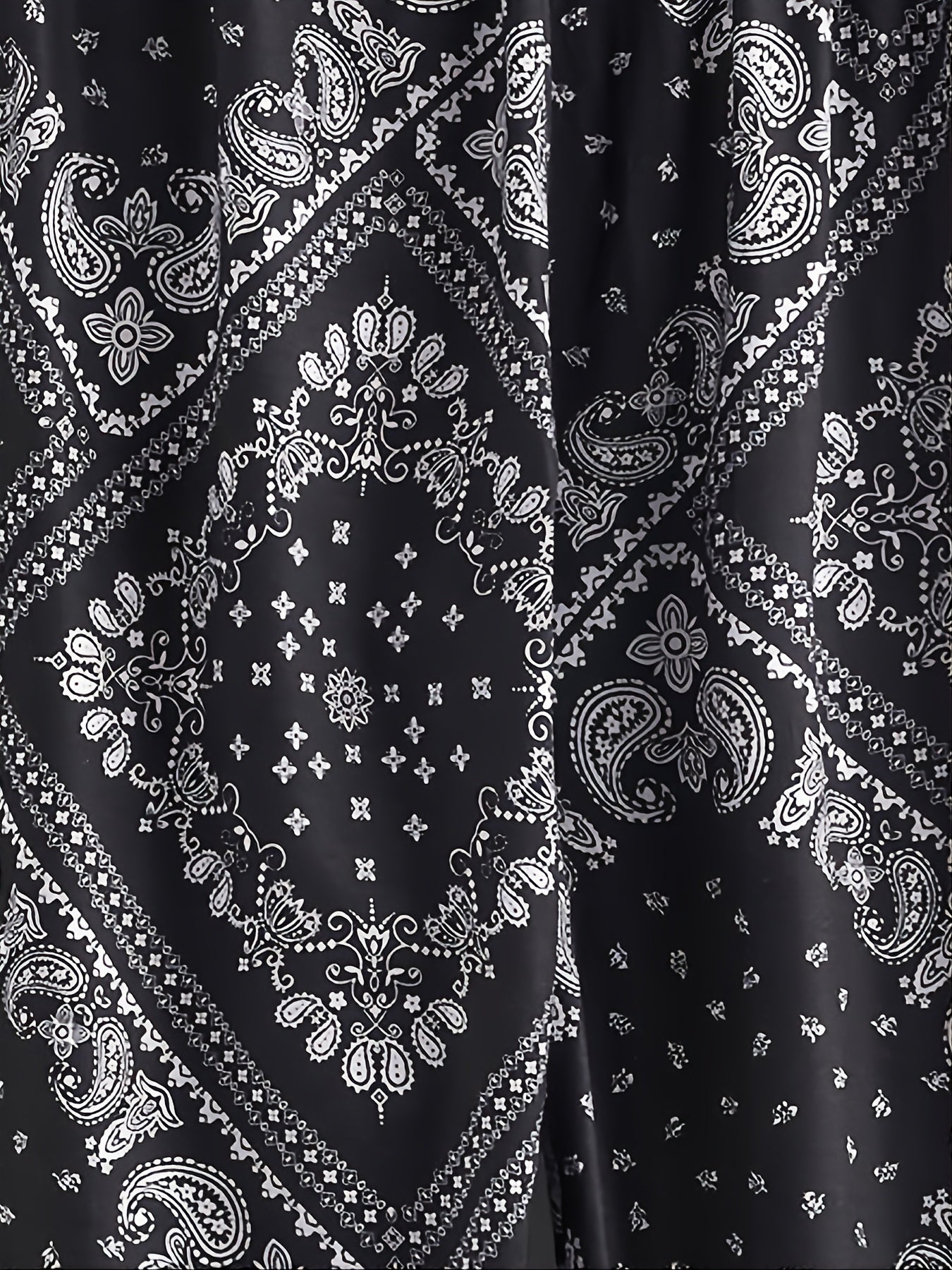 Girls Geometric Pattern Jogger Pants Elastic Waist