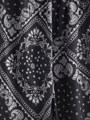 Girls Geometric Pattern Jogger Pants Elastic Waist
