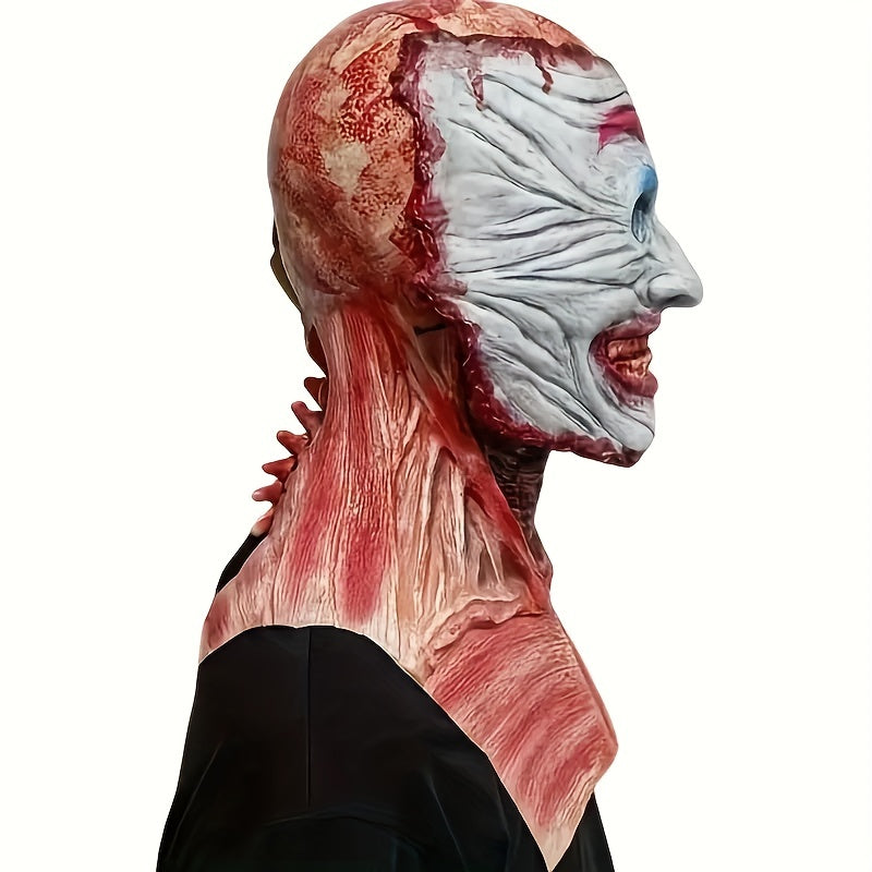 Men's Halloween Cosplay Zombie Ghost Scary Full Head Mask