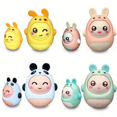 Adorable Pink Bunny Wobbler Toy