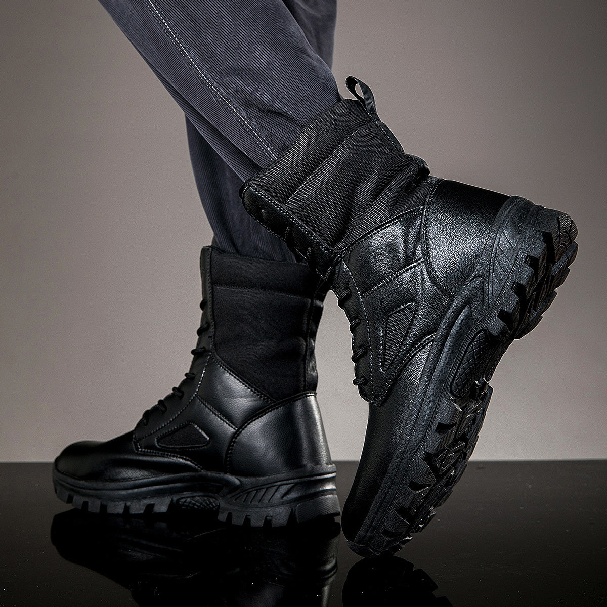 Men's Tactical Boots Outdoor Hiking Boots Wear-resistant Non-slip Shoes