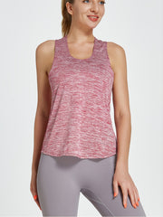 Women's U Neck Racer Back Tank Tops for Yoga & Workout
