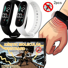 2pc Digital Cartoon Bracelets for Teens with TPU Strap