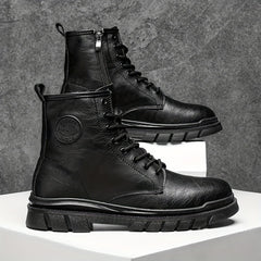 Men's Lace up Ankle Boots Casual Walking Shoes