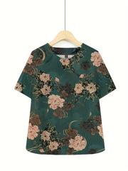 Floral Print Top & Pants Set