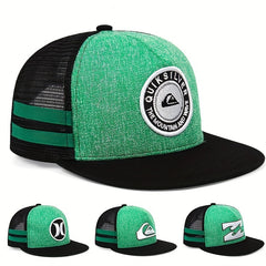 Men's Half Mesh Baseball Cap Hip Hop Outdoor Sunscreen Cap