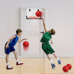 Indoor Mini Basketball Hoop Over The Door For Kids with 4 Balls