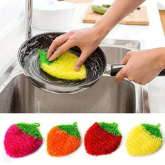 Soft Strawberry Dishcloth for Kitchen Cleaning