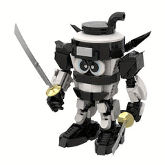Mythical Samurai Mech Building Kit MOC Fantasy Warrior Model DIY Display Gift