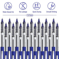 12 pcs Rollerball Pens 0.5mm Quick Drying Ink
