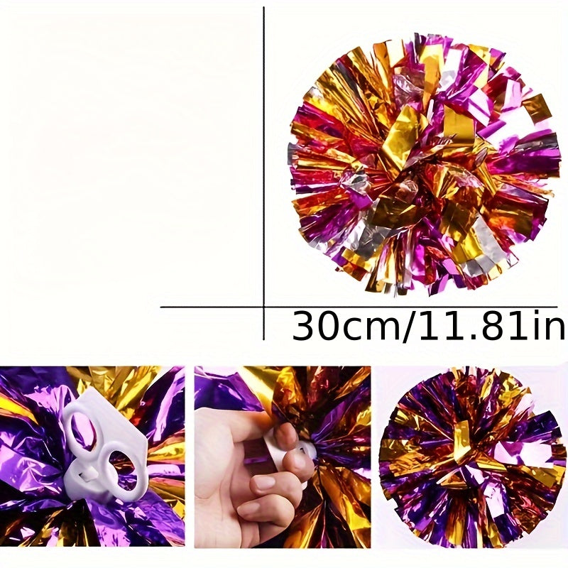 2pcs Cheerleader Pom Poms Sports Stage Celebration
