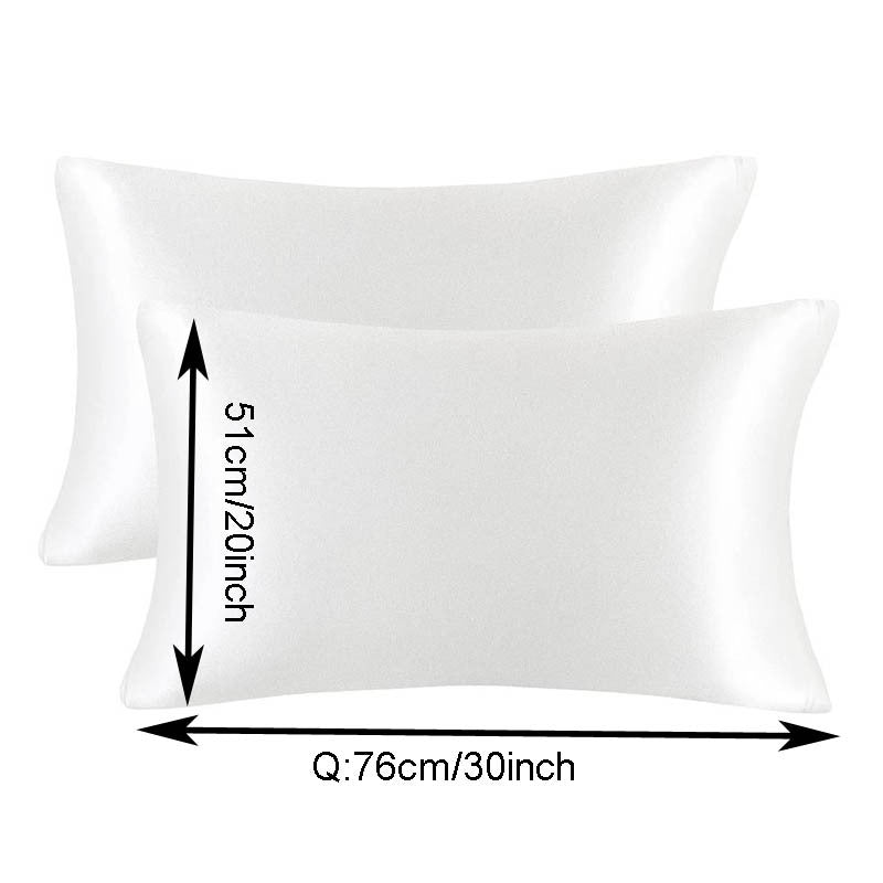 Satin Pillowcases For Hair And Skin - Envelop Closure - Standard Queen King Size