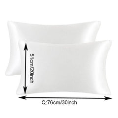 Satin Pillowcases For Hair And Skin - Envelop Closure - Standard Queen King Size